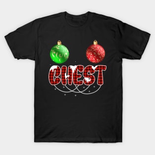 Funny Chest Nuts Couples Christmas Chestnuts T-Shirt